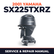 2001 Yamaha SX225TXRZ 2 stroke Service and Repair Manual