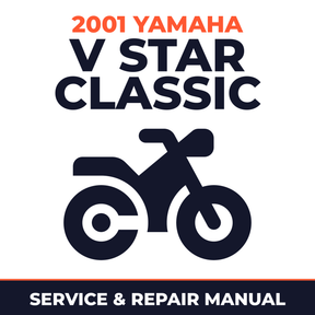 2001 Yamaha V STAR CLASSIC Service and Repair Manual - motorcycle workshop manual cover