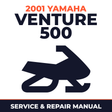 2001 Yamaha VENTURE 500 Service and Repair Manual - snowmobile workshop manual cover