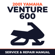 2001 Yamaha VENTURE 600 Service and Repair Manual - snowmobile workshop manual cover
