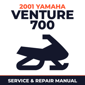 2001 Yamaha VENTURE 700 Service and Repair Manual - snowmobile workshop manual cover