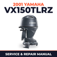 2001 Yamaha VX150TLRZ 2 stroke Service and Repair Manual