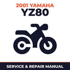 2001 Yamaha YZ80 Service and Repair Manual - motorcycle workshop manual cover