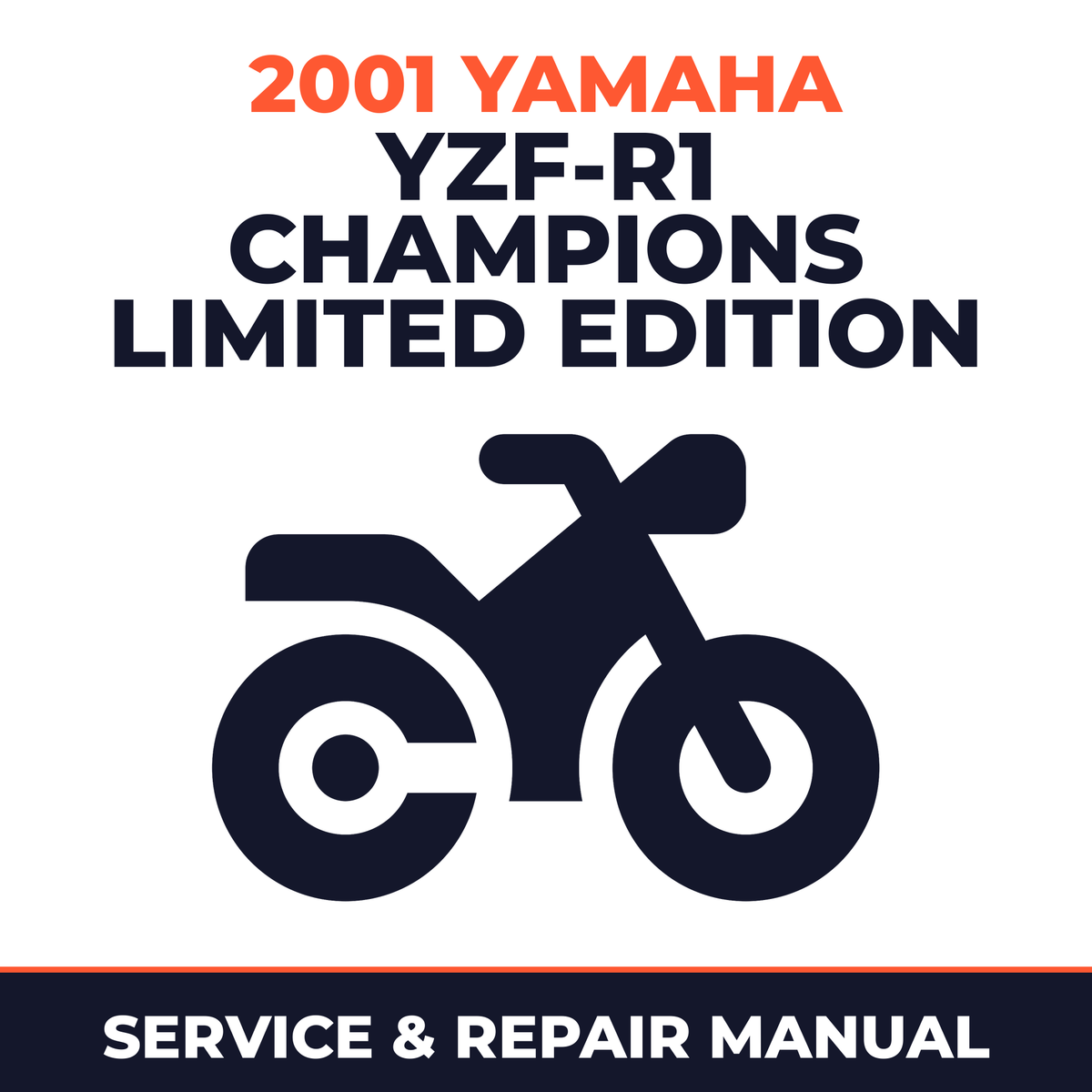 2001 Yamaha YZF-R1 Champions Limited Edition Service and Repair Manual - motorcycle workshop manual cover