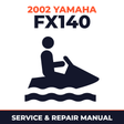 2002 Yamaha FX140 Service and Repair Manual - personal watercraft workshop manual cover