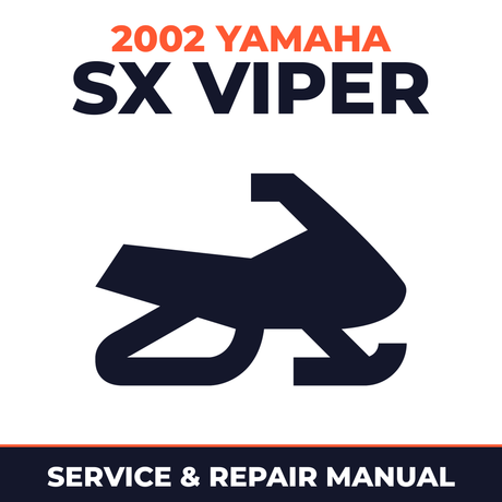 2002 Yamaha SX Viper Service and Repair Manual - snowmobile workshop manual cover
