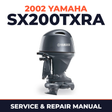 2002 Yamaha SX200TXRA 2 stroke Service and Repair Manual