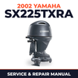 2002 Yamaha SX225TXRA 2 stroke Service and Repair Manual