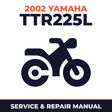 2002 Yamaha TTR225L Service and Repair Manual - motorcycle workshop manual cover