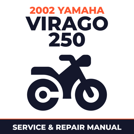2002 Yamaha VIRAGO 250 Service and Repair Manual - motorcycle workshop manual cover
