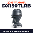 2003 Yamaha DX150TLRB 2 stroke Service and Repair Manual