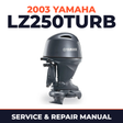 2003 Yamaha LZ250TURB 2 stroke Service and Repair Manual