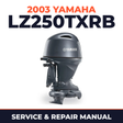 2003 Yamaha LZ250TXRB 2 stroke Service and Repair Manual