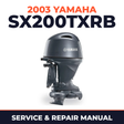 2003 Yamaha SX200TXRB 2 stroke Service and Repair Manual
