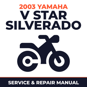2003 Yamaha V STAR SILVERADO Service and Repair Manual - motorcycle workshop manual cover