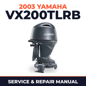 2003 Yamaha VX200TLRB 2 stroke Service and Repair Manual