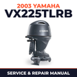 2003 Yamaha VX225TLRB 2 stroke Service and Repair Manual