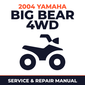 2004 Yamaha BIG BEAR 4WD Service and Repair Manual - ATV workshop manual cover
