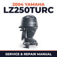 2004 Yamaha LZ250TURC 2 stroke Service and Repair Manual