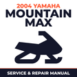 2004 Yamaha MOUNTAIN MAX Service and Repair Manual - snowmobile workshop manual cover