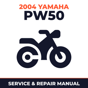 2004 Yamaha PW50 Service and Repair Manual - motorcycle workshop manual cover