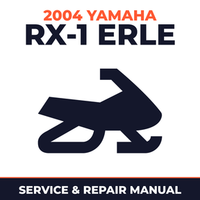 2004 Yamaha RX-1 ERLE Service and Repair Manual - snowmobile workshop manual cover