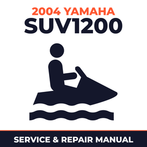 2004 Yamaha SUV1200 Service and Repair Manual - personal watercraft workshop manual cover