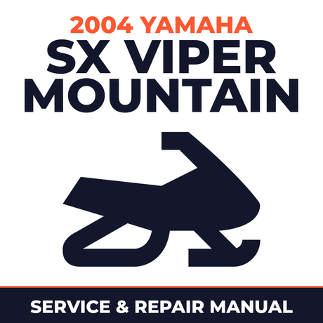 2004 Yamaha SX Viper Mountain Service and Repair Manual - snowmobile workshop manual cover