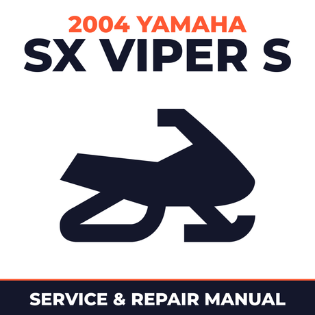 2004 Yamaha SX Viper S Service and Repair Manual - snowmobile workshop manual cover