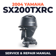 2004 Yamaha SX200TXRC 2 stroke Service and Repair Manual