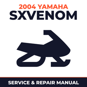 2004 Yamaha SXVENOM Service and Repair Manual - snowmobile workshop manual cover