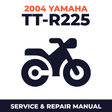 2004 Yamaha TT-R225 Service and Repair Manual - motorcycle workshop manual cover