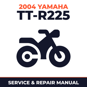2004 Yamaha TT-R225 Service and Repair Manual - motorcycle workshop manual cover