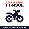2004 Yamaha TT-R90E Service and Repair Manual - motorcycle workshop manual cover