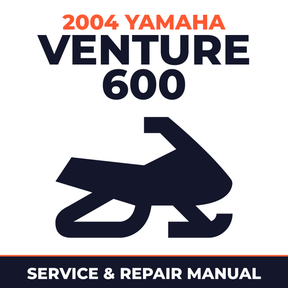 2004 Yamaha VENTURE 600 Service and Repair Manual - snowmobile workshop manual cover