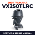 2004 Yamaha VX250TLRC 2 stroke Service and Repair Manual