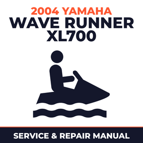 2004 Yamaha WAVE RUNNER XL700 Service and Repair Manual - personal watercraft workshop manual cover