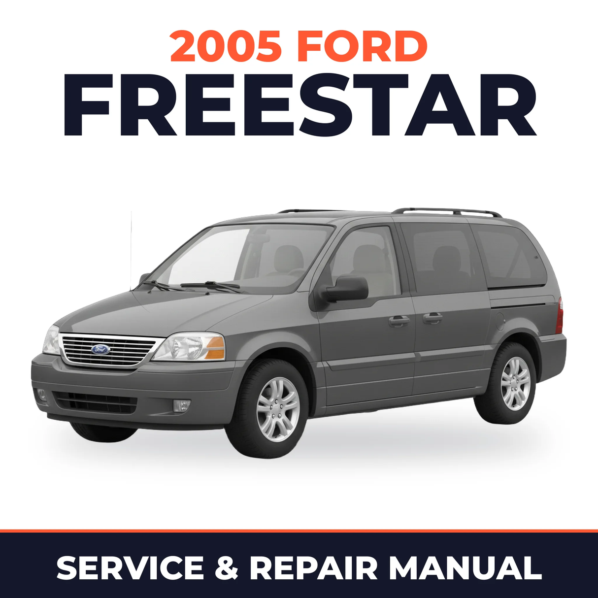2005 Ford Freestar service and repair manual cover with vehicle photo