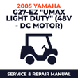 2005 Yamaha G27-EZ "UMAX LIGHT DUTY" (48V - DC MOTOR) Service and Repair Manual - golf car workshop manual cover