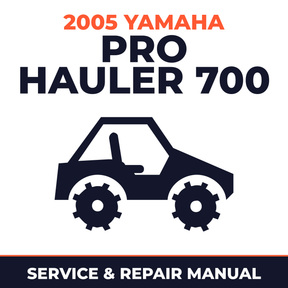 2005 Yamaha PRO HAULER 700 Service and Repair Manual - side-by-side workshop manual cover