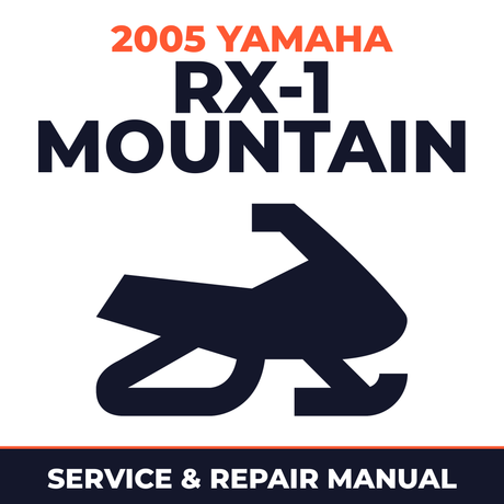 2005 Yamaha RX-1 Mountain Service and Repair Manual - snowmobile workshop manual cover