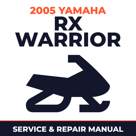 2005 Yamaha RX Warrior Service and Repair Manual - snowmobile workshop manual cover