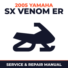2005 Yamaha SX Venom ER Service and Repair Manual - snowmobile workshop manual cover