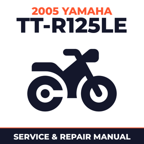 2005 Yamaha TT-R125LE Service and Repair Manual - motorcycle workshop manual cover