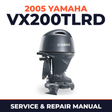 2005 Yamaha VX200TLRD 2 stroke Service and Repair Manual