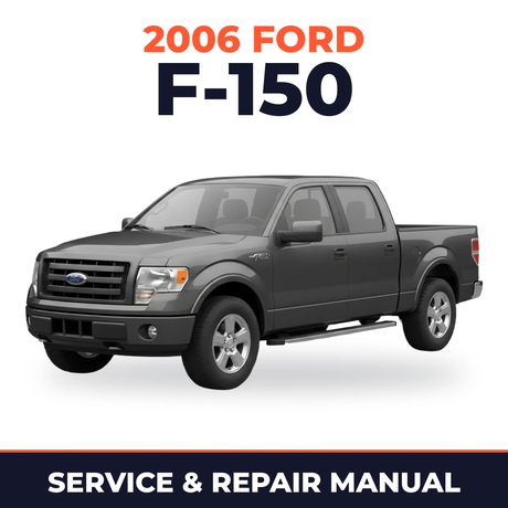 2006 Ford F-150 service and repair manual cover with vehicle photo