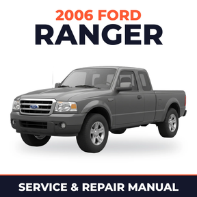2006 Ford Ranger service and repair manual cover with vehicle photo