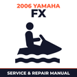2006 Yamaha FX Service and Repair Manual - personal watercraft workshop manual cover