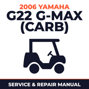 2006 Yamaha G22 G-MAX (CARB) Service and Repair Manual - golf car workshop manual cover