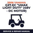 2006 Yamaha G27-EC "UMAX LIGHT DUTY" (48V - DC MOTOR) Service and Repair Manual - golf car workshop manual cover